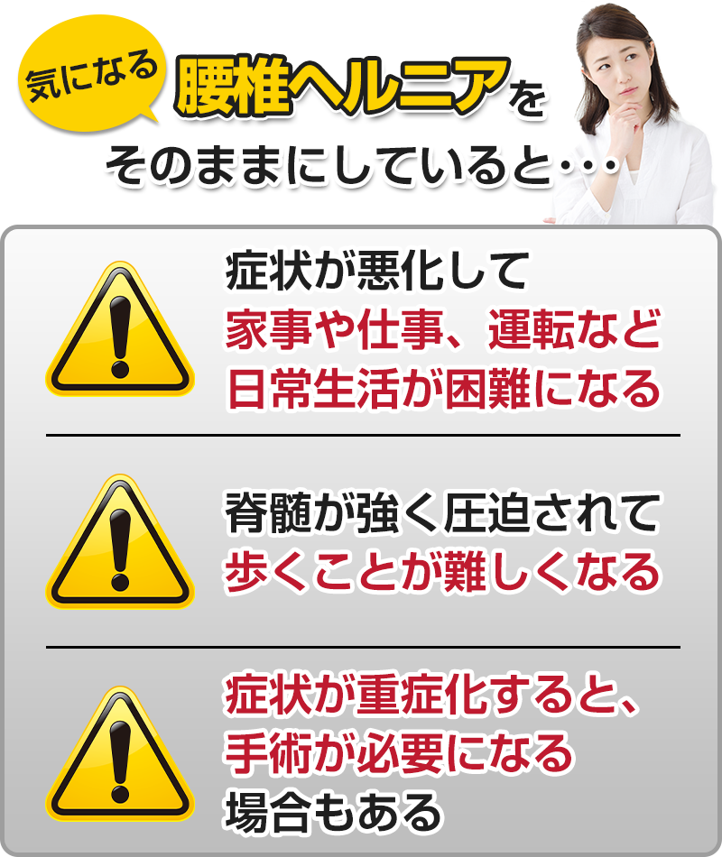 そのままにしていると…